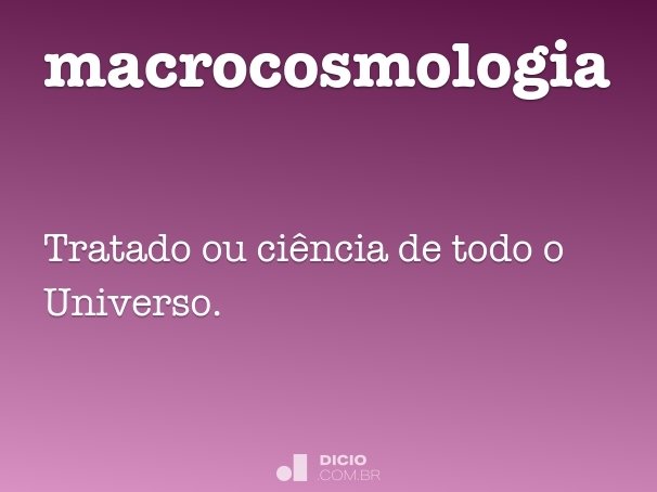 macrocosmologia