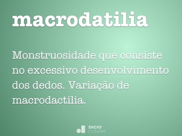 macrodatilia