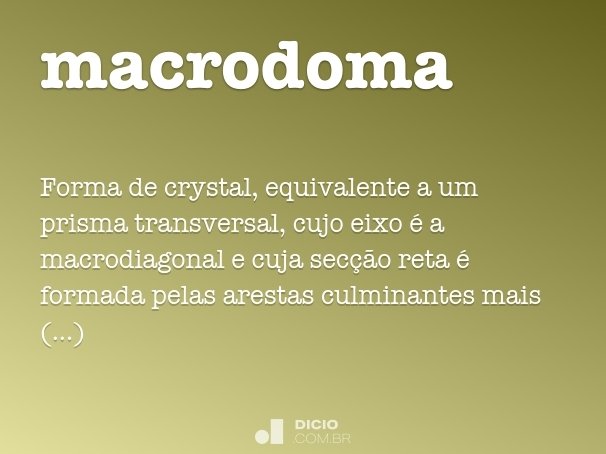 macrodoma