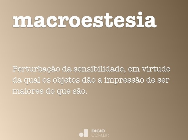 macroestesia