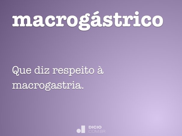 macrogástrico
