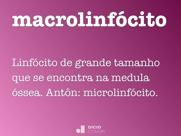 macrolinfócito