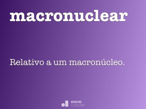 macronuclear