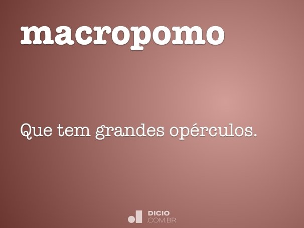 macropomo