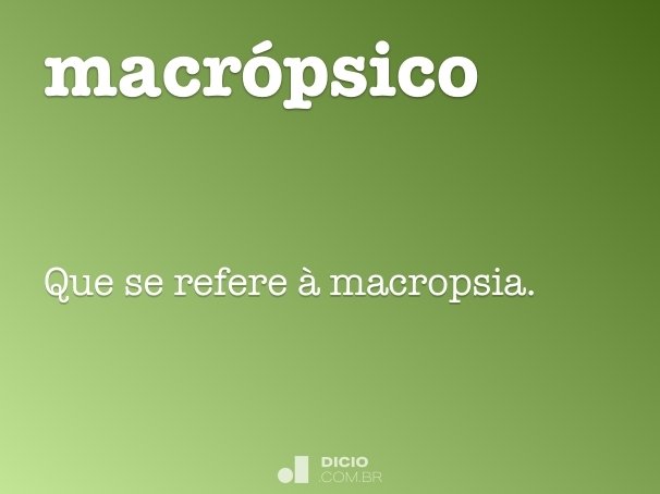 macrópsico