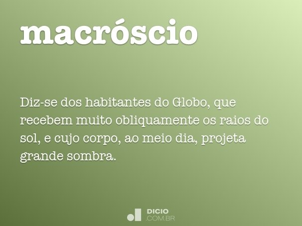 macróscio