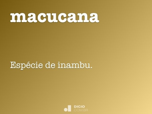 macucana