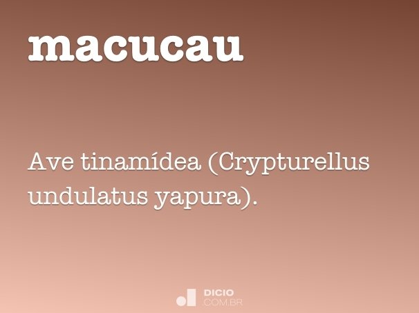 macucau