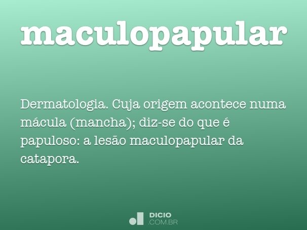 maculopapular