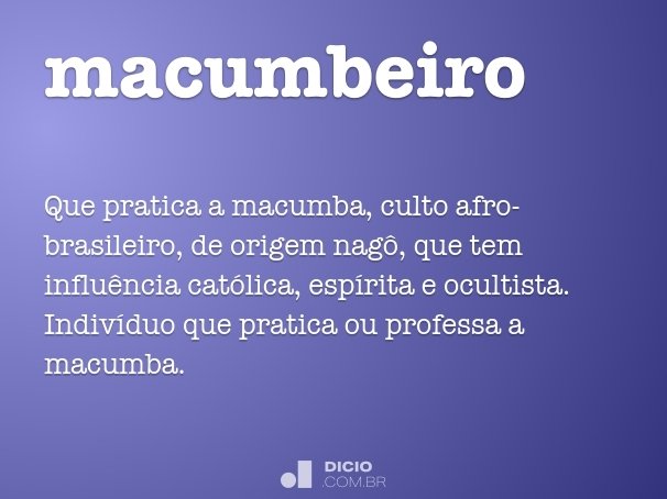 macumbeiro
