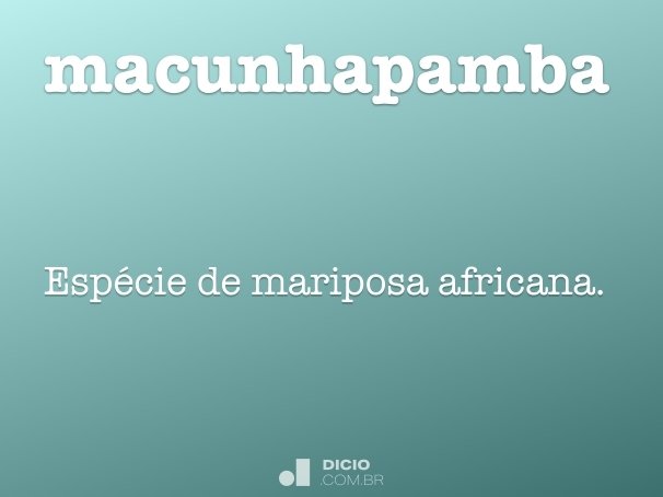 macunhapamba