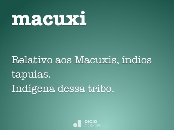 macuxi