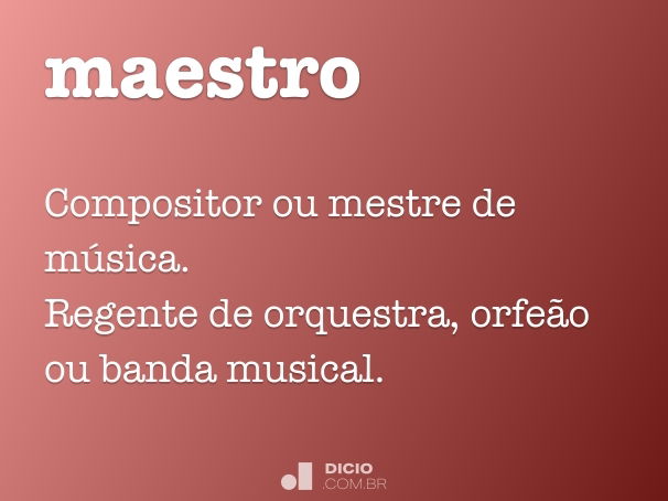 maestro