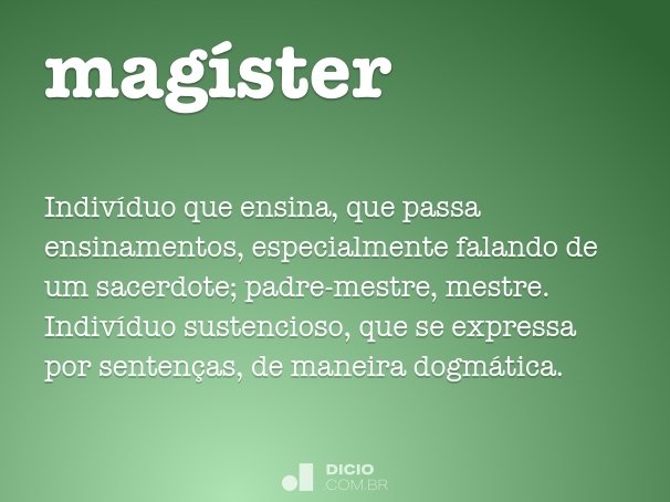 Maestria - Dicio, Dicionário Online de Português