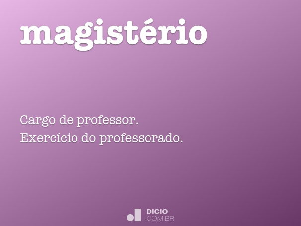 magistério