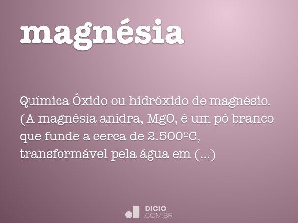 magnésia