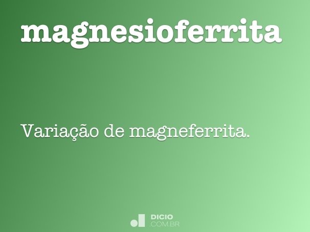 magnesioferrita