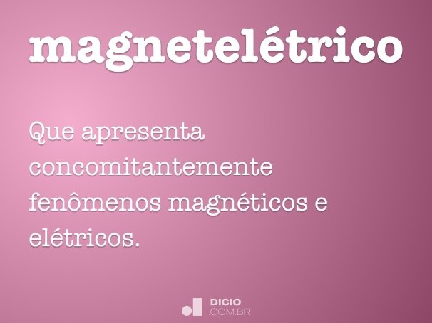 magnetelétrico