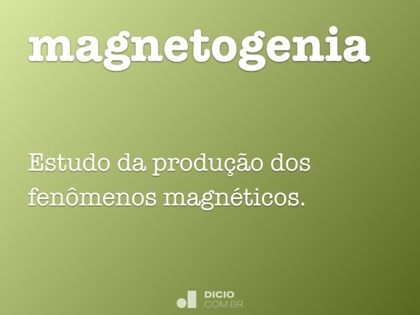magnetogenia