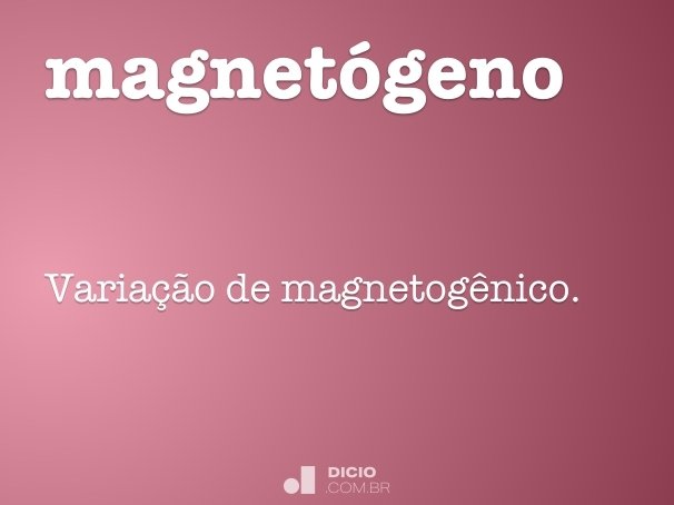 magnetógeno