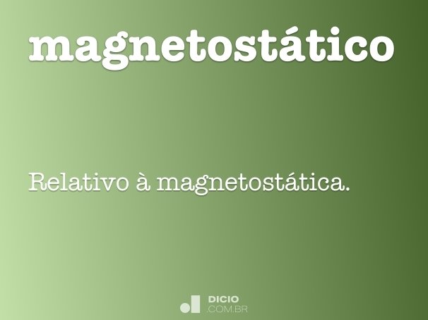 magnetostático