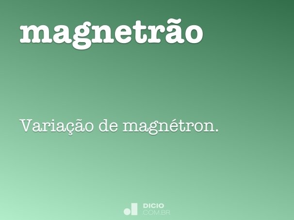 magnetrão