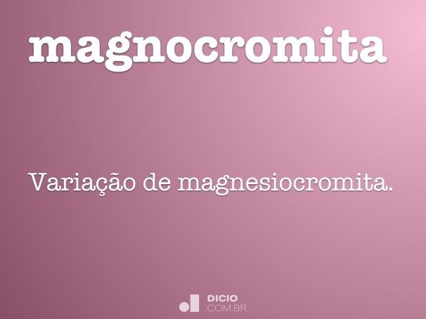 magnocromita