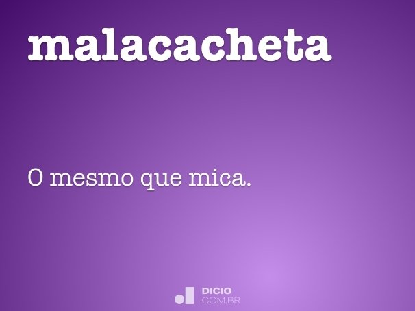 malacacheta