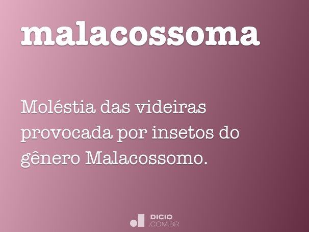 malacossoma