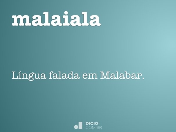 malaiala