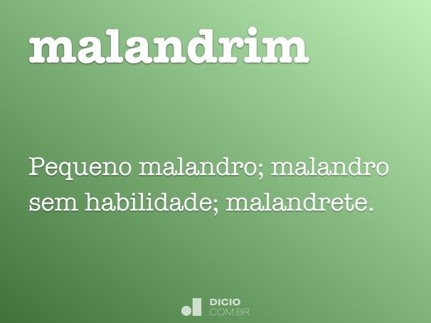 malandrim