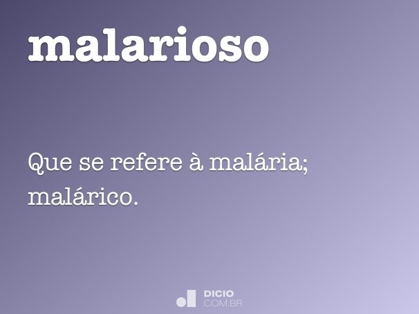 malarioso