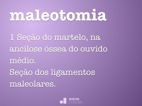maleotomia