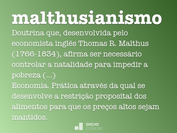 malthusianismo