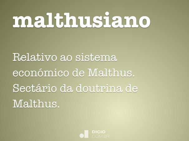 malthusiano