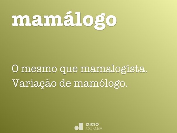 mamálogo