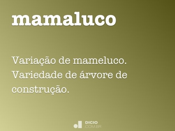mamaluco