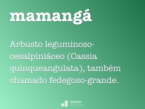 mamangá