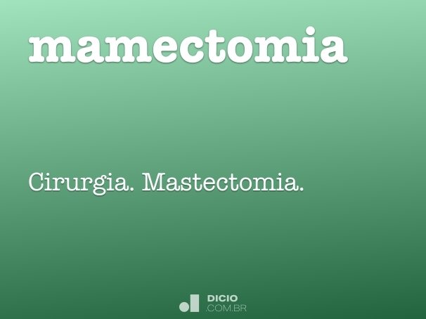 mamectomia