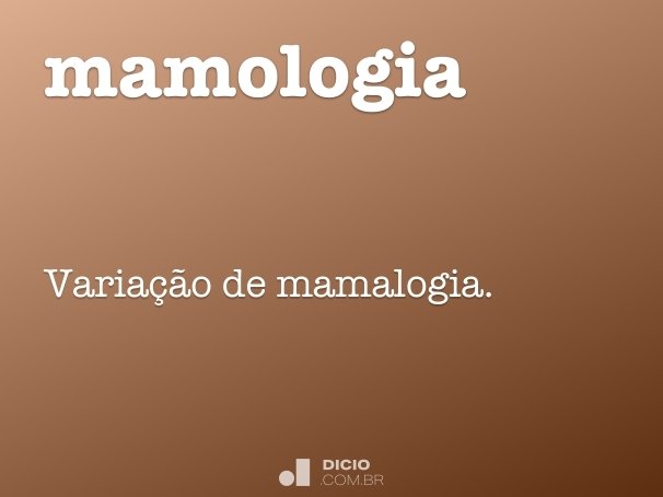 mamologia