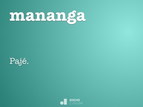 mananga