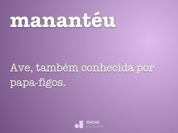 Maná - Dicio, Dicionário Online de Português