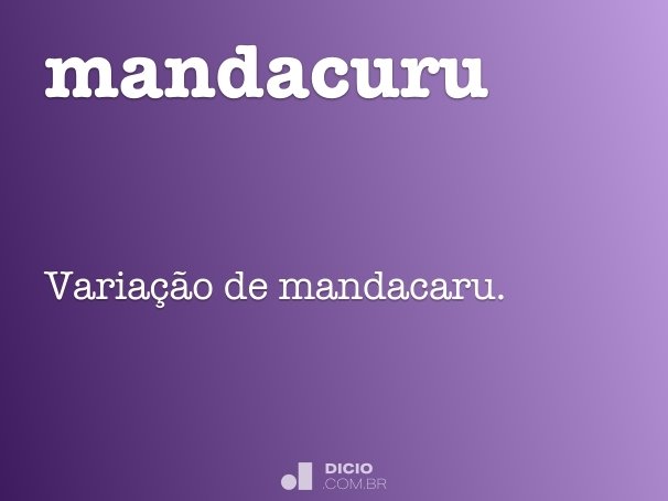 mandacuru