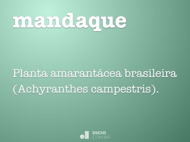 mandaque