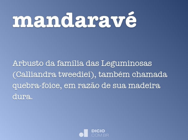 mandaravé