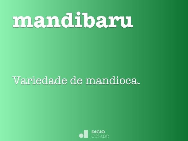 mandibaru