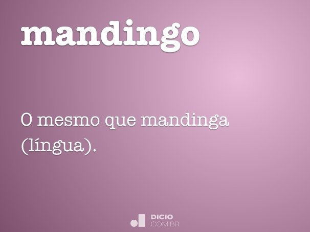 mandingo