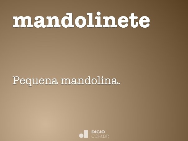 mandolinete
