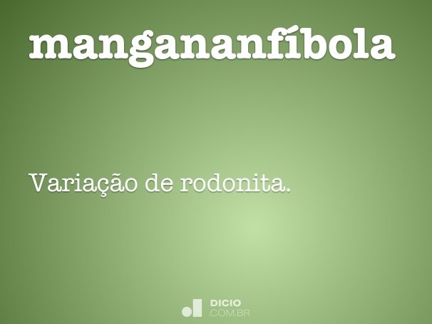 mangananfíbola