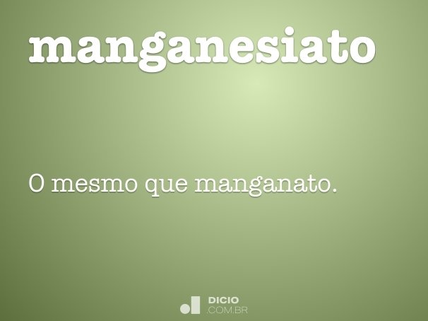manganesiato